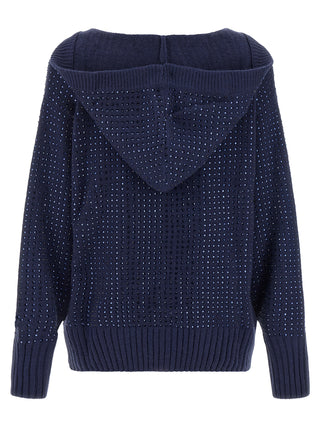 Blue Wool Cardigan