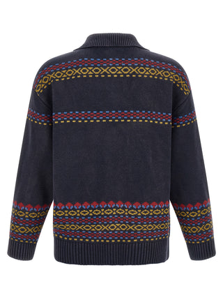 Blue Cotton Cardigan