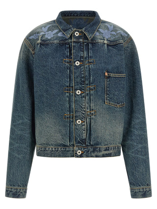 Blue Cotton Denim Jacket