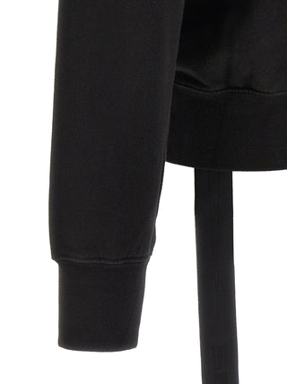 Black Cotton Sweatshirt