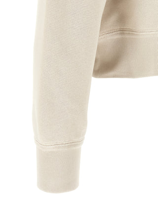 White Cotton Sweatshirt