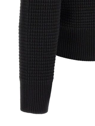 Black Polyamide Cardigan
