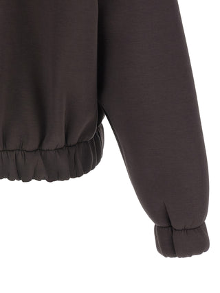 Brown Viscose Sweatshirt