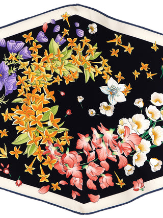 Multicolor Silk Foulard