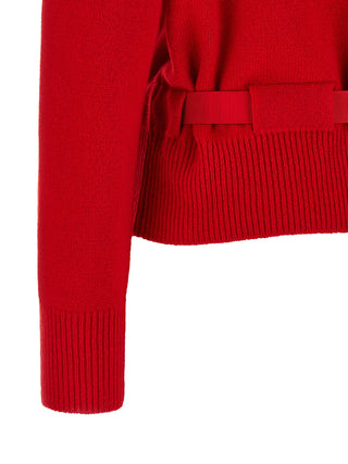 Red Cashmere Cardigan