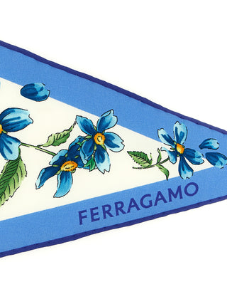 Blue Silk Foulard