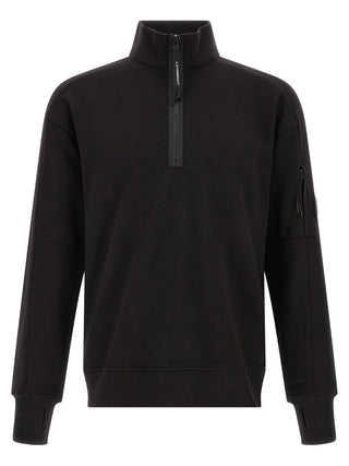 Black Cotton Sweatshirt