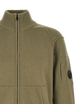 Bicolor Wool Cardigan