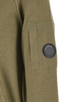 Bicolor Wool Cardigan