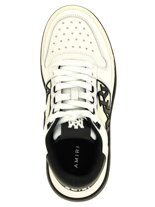 Bicolor Calfskin Athletic Sneakers