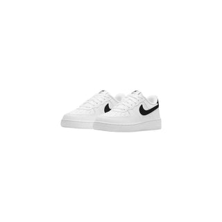White Leather Low Top Sneakers