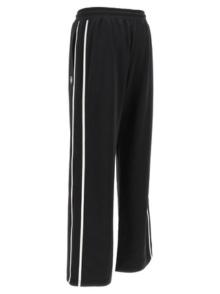 Black Polyester Joggers (Workout Pants)