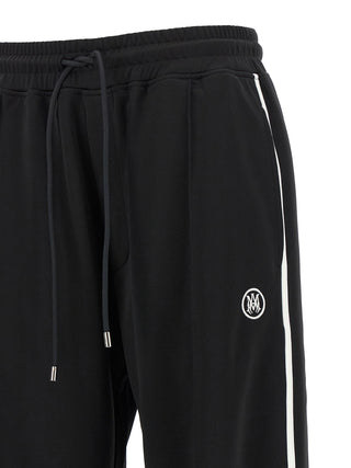 Black Polyester Joggers (Workout Pants)