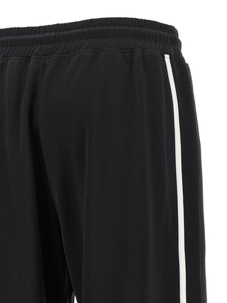 Black Polyester Joggers (Workout Pants)