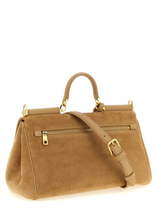 Beige Calfskin Handbag