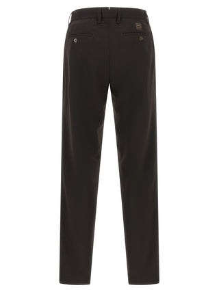 Brown Polyester Dress Pants