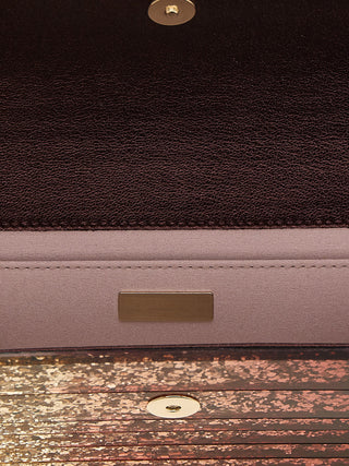 Multicolor Viscose Clutch Bag