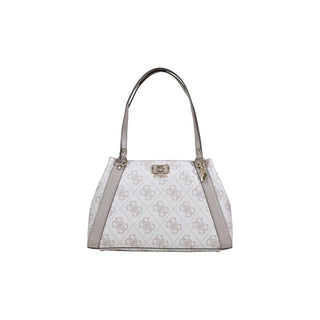 Beige Polyethylene Handbag