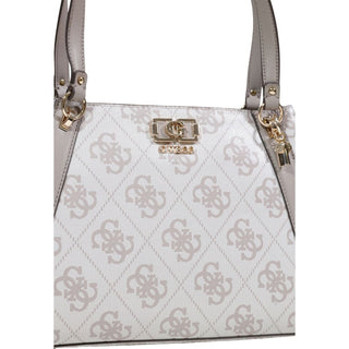 Beige Polyethylene Handbag