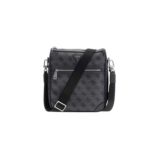 Gray Polyethylene Messenger Bag