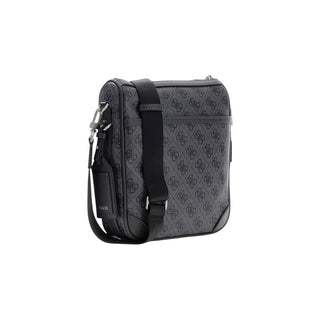 Gray Polyethylene Messenger Bag