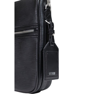 Black Polyethylene Shoulder Bag