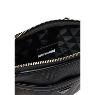 Black Polyethylene Messenger Bag