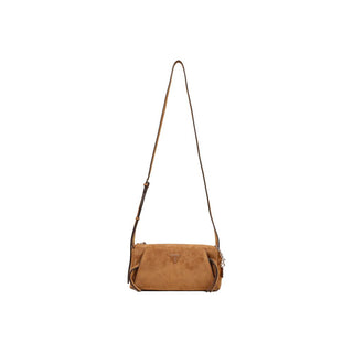 Brown Polyester Handbag