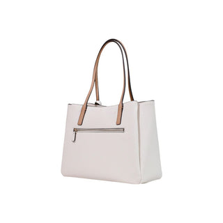 Beige Polyethylene Handbag