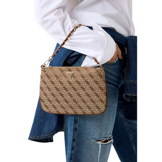 White Polyester Handbag
