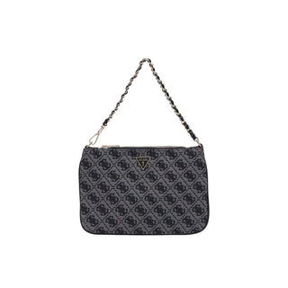 Gray Polyester Handbag
