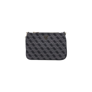 Gray Polyester Handbag