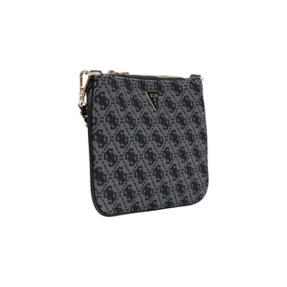 Gray Polyester Handbag