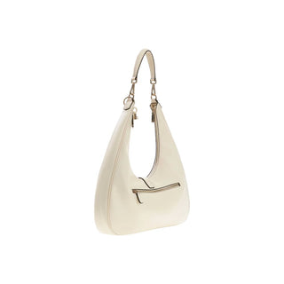 Cream Polyethylene Handbag