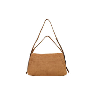 Brown Polyester Handbag