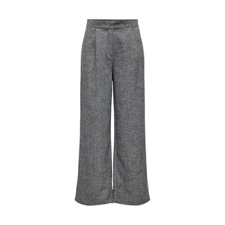 Gray Recycled Polyester Casual Pants