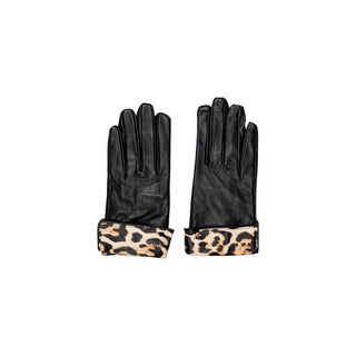 Black Leather Gloves