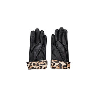 Black Leather Gloves