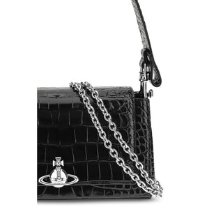 Black Calf Leather Bos Taurus Shoulder Bag