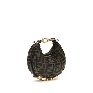 Brown Polyamide Shoulder Bag