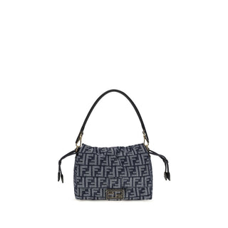 Blue Cotton Shoulder Bag