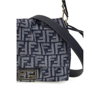 Blue Cotton Shoulder Bag