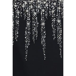 Black Wool Oves Aries Cocktail Dress
