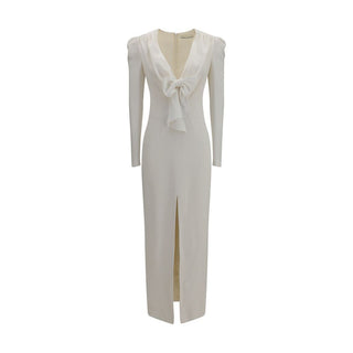 White Viscose Cocktail Dress