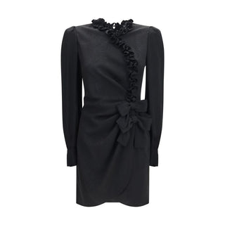Black Silk Cocktail Dress