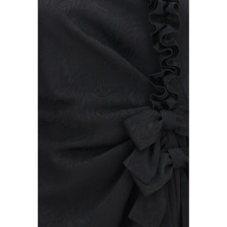 Black Silk Cocktail Dress