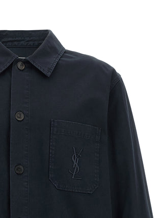 Blue Cotton Blouse
