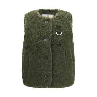 Bicolor Recycled Polyester Sleeveless Jacket