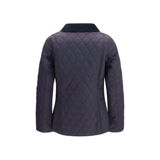 Blue Polyamide Full-Length Jacket