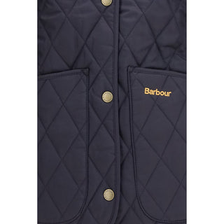Blue Polyamide Full-Length Jacket